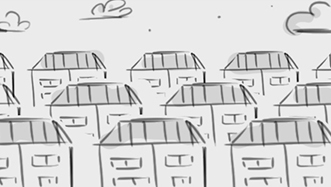 storyboard 1 schets uit animatie one smart conrol